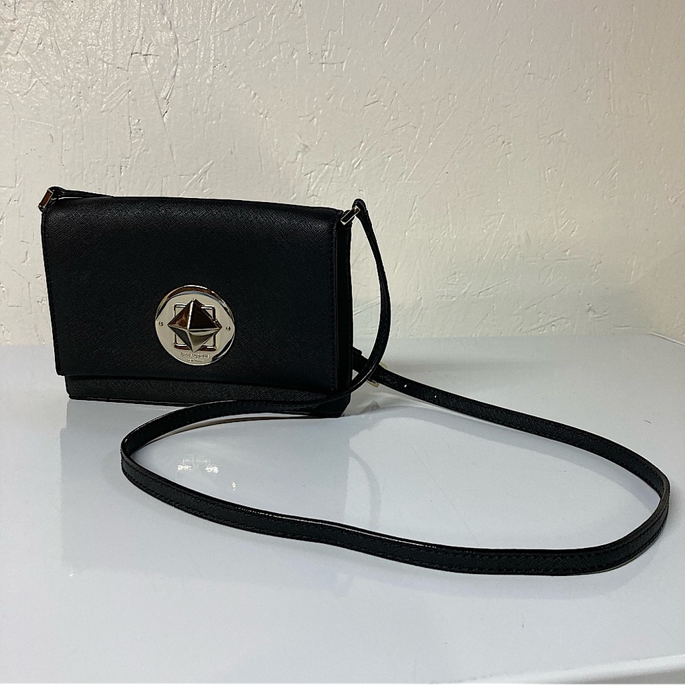 KATE SPADE Black Newbury Lane Sally Crossbody Purse Good Condition